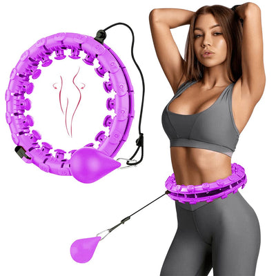 Booster™ Smart Hula Hoops Purple / Regular（130cm/51.2inches） Smart Weighted Hula Hoop