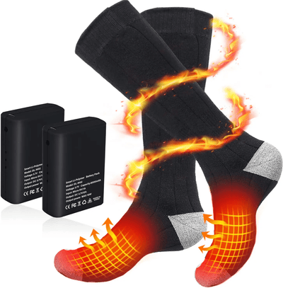 Booster™ heat scoks Black / With Battery Box Heat Socks