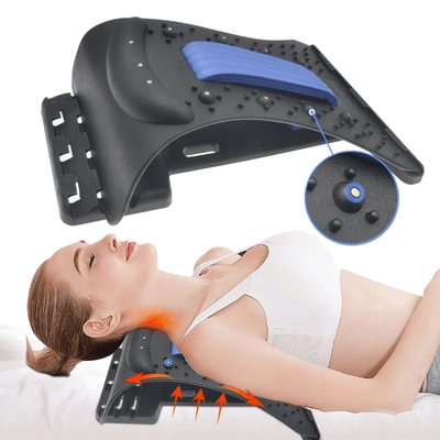 Booster™ Massage Cushions Blue Neck And Back Stretcher